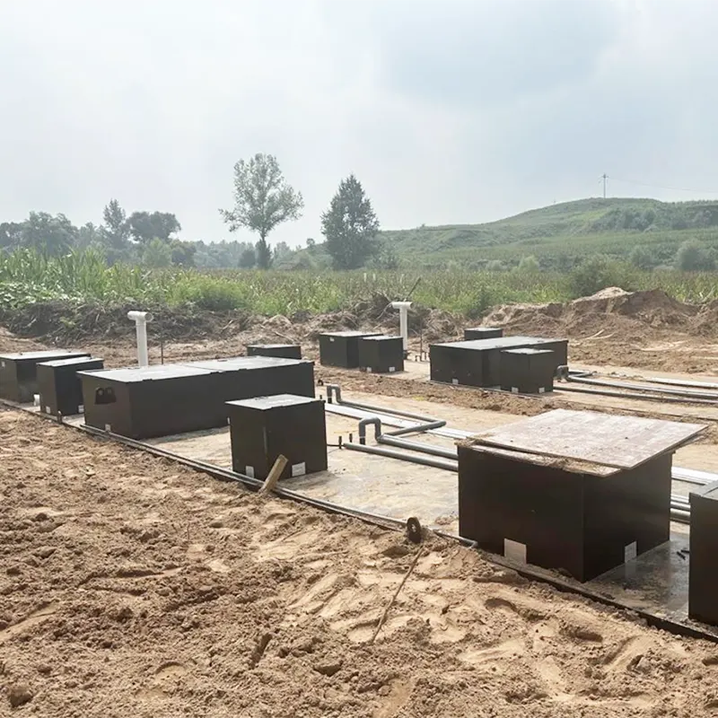 పాతిపెట్టిన గృహ మురుగు పెద్ద-స్థాయి కేంద్రీకృత శుద్ధి కేంద్రం