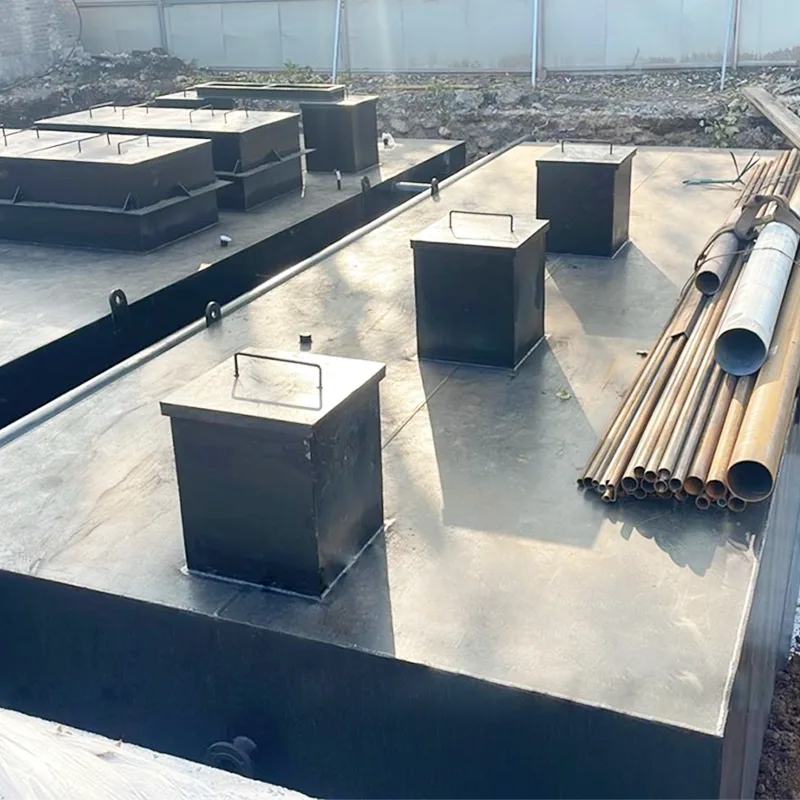 ఖననం చేయబడిన గృహ మురుగునీటి చిన్న-స్థాయి వికేంద్రీకృత పరికరాలు