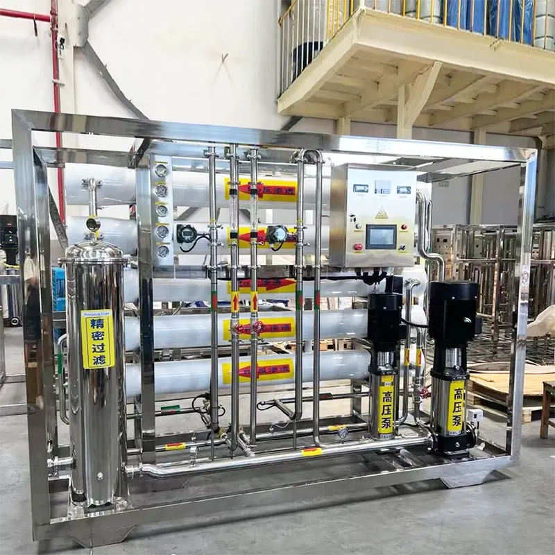 స్థాయి 2 ఆహార పరిశ్రమ కోసం స్వచ్ఛమైన నీటి రివర్స్ ఆస్మాసిస్ పరికరాలు